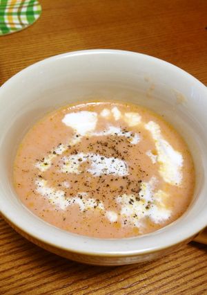 トマト風味のヴィシソワーズ-レシピのメイン写真