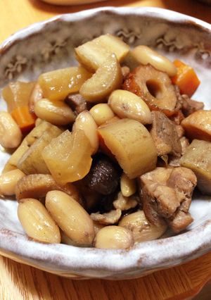 落花生の五目煮-レシピのメイン写真