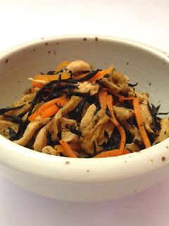 鶏とひじきの炒め煮-レシピのメイン写真