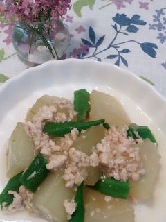 ♪冬瓜とオクラのそぼろ煮♪-レシピのメイン写真