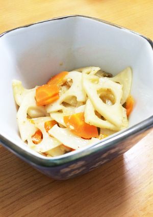 新レンコンと人参のシャキシャキきんぴら-レシピのメイン写真