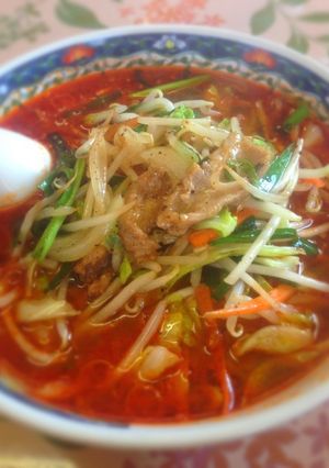 袋麺を使った豪華サンマー麺風ラーメン-レシピのメイン写真
