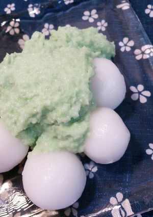♪枝豆ずんだあんDEお団子を手作り～♪-レシピのメイン写真