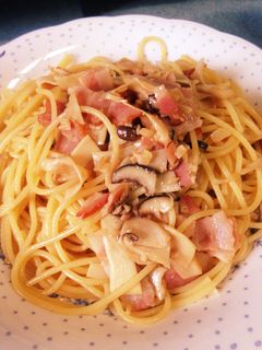 にんにくバター醤油のエリンギ和風パスタ-レシピのメイン写真