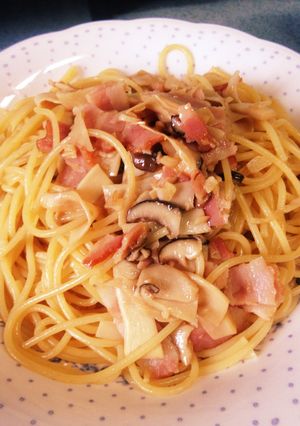 にんにくバター醤油の和風パスタ-レシピのメイン写真