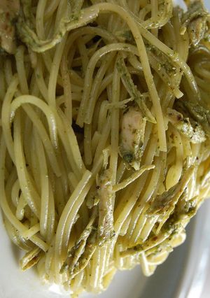 バジルとチキンのパスタ-レシピのメイン写真