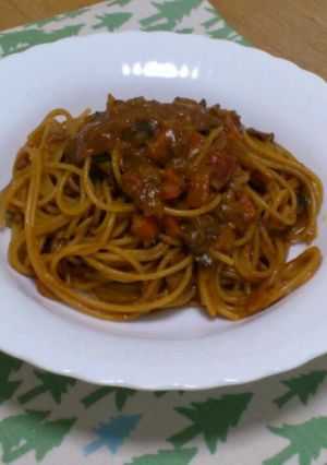 カレーをリメイク！カレーパスタ-レシピのメイン写真