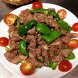 牛肉とピーマンのあっさり焼き