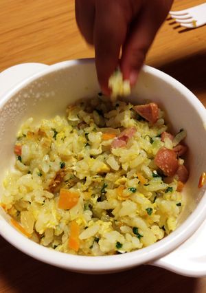 一歳＊小松菜炒飯-レシピのメイン写真