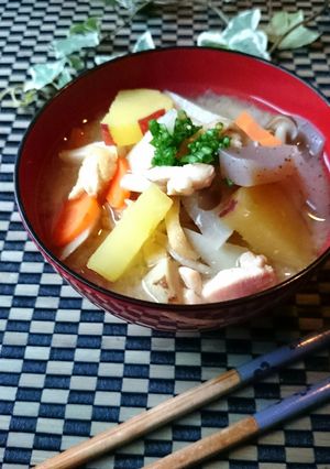 鹿児島郷土料理☆栄養満点私のさつま汁★-レシピのメイン写真