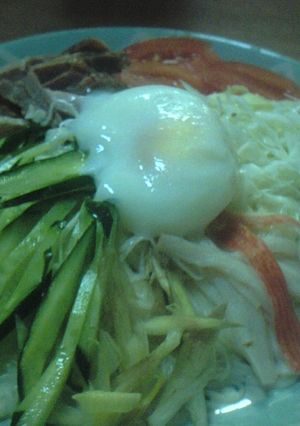 冷やし中華そうめん■トロ②温たまのっけ-レシピのメイン写真