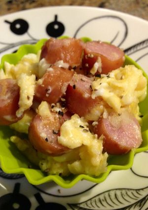 お弁当に☆卵とウィンナーとチーズで一品-レシピのメイン写真