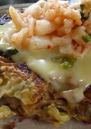 辛うまっ！☆お好み焼きの食べ方☆-レシピのメイン写真