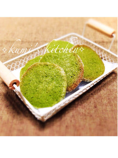 濃厚バターの抹茶サブレ☆サクサク☆簡単-レシピのメイン写真