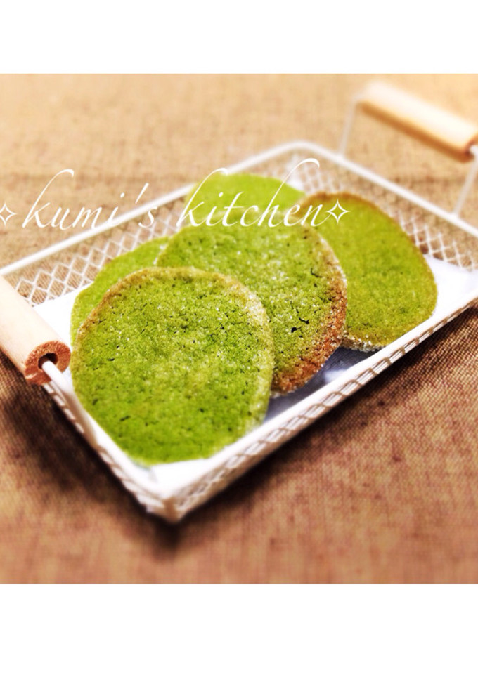 濃厚バターの抹茶サブレ☆サクサク☆簡単-レシピのメイン写真