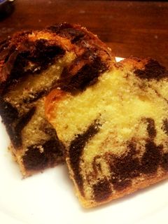 マーブルパウンドケーキ-レシピのメイン写真