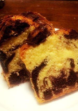 マーブルパウンドケーキ-レシピのメイン写真