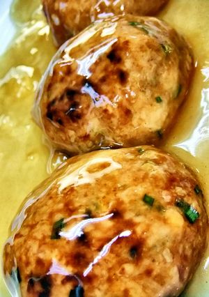 鶏つくねの甘酢あんかけ-レシピのメイン写真