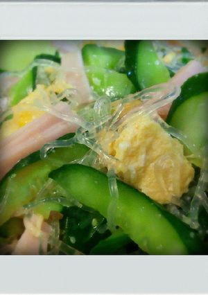■簡単副菜■マロニー海藻麺サラダ☆減量昼-レシピのメイン写真