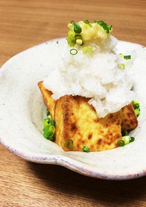 簡単つまみ♡焼き厚揚げおろし冷奴-レシピのメイン写真