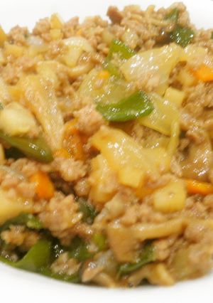 五色野菜とひき肉の甘辛丼★-レシピのメイン写真