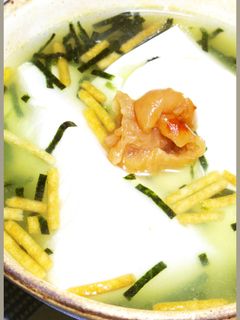 豆腐を1丁食っちゃえ!ダイエットお茶漬け-レシピのメイン写真