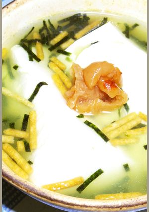 豆腐を1丁食っちゃえ！ダイエットお茶漬け-レシピのメイン写真