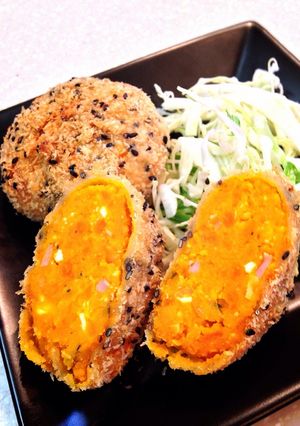ホクホクかぼちゃコロッケ-レシピのメイン写真