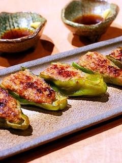 からしポン酢で!簡単ピーマン肉詰め-レシピのメイン写真