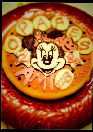 ミニーマウス★バースデーケーキ-レシピのメイン写真
