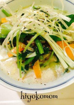 豆乳ラーメン-レシピのメイン写真