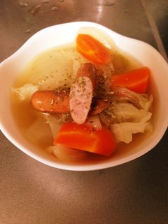 野菜たっぷり☆簡単ポトフ風スープ-レシピのメイン写真