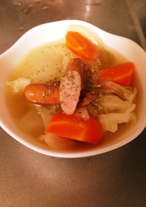 野菜たっぷり☆簡単ポトフ風スープ-レシピのメイン写真