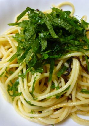 青じそと塩昆布のパスタ★簡単-レシピのメイン写真