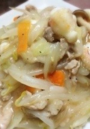 糖質0麺deあんかけ揚げ焼きそば風-レシピのメイン写真