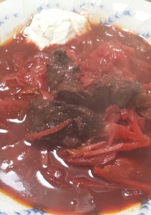 お肉ゴロゴロ贅沢ボルシチ-レシピのメイン写真