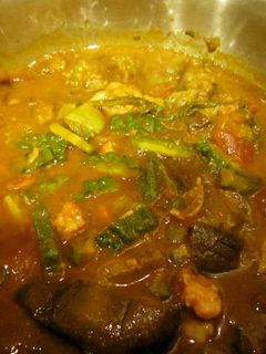 水炊きスープとゴーヤの九州カレー-レシピのメイン写真
