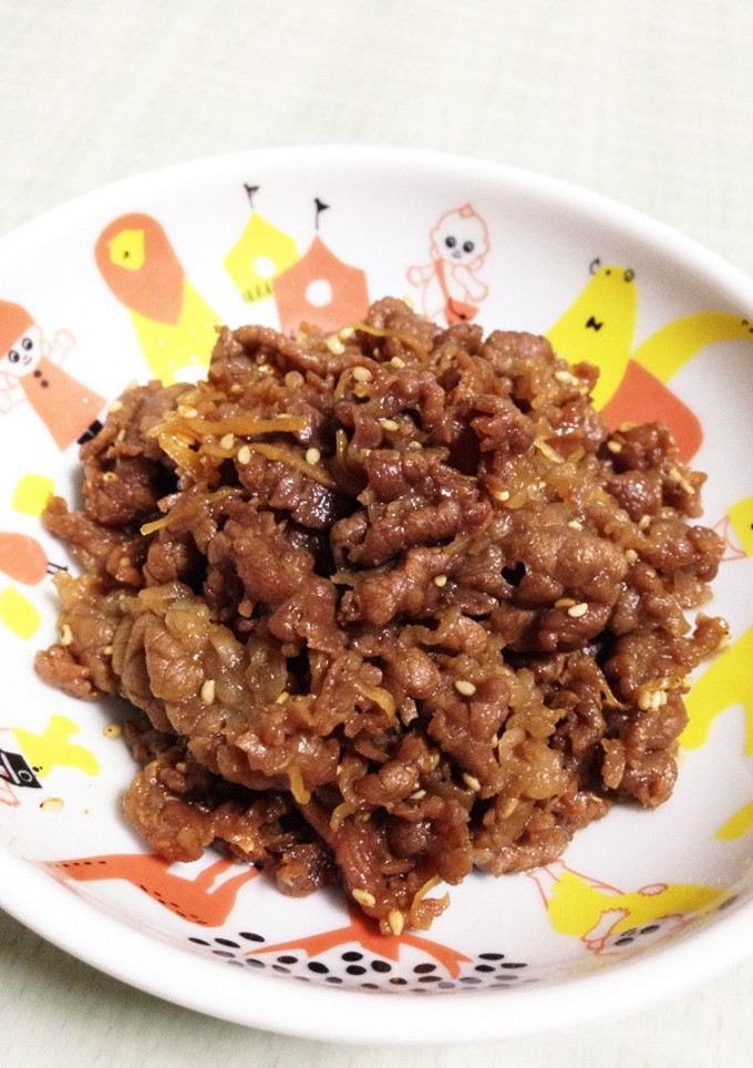 簡単☆ちょっぴり甘めの牛肉の時雨煮-レシピのメイン写真