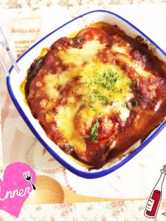 もしかしてヘルシーなすグラタン-レシピのメイン写真