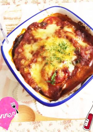 もしかしてヘルシーなすグラタン-レシピのメイン写真