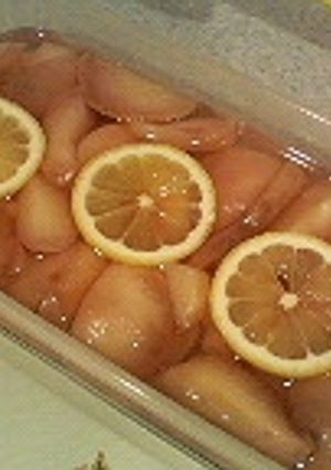 甘く、爽やかに♪桃の蜜煮-レシピのメイン写真