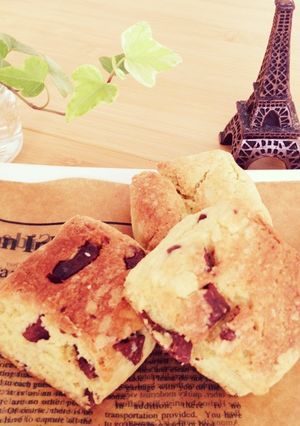 簡単♡さくほろおからの チョコスコーン-レシピのメイン写真