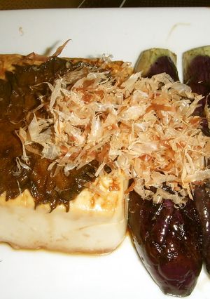 豆腐と茄子のステーキ?大葉にんにく醤油で-レシピのメイン写真
