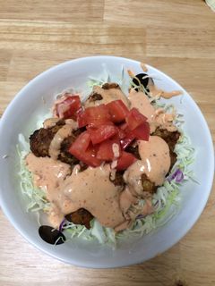唐揚げリメイク!簡単唐揚げ丼 旨辛ソース-レシピのメイン写真