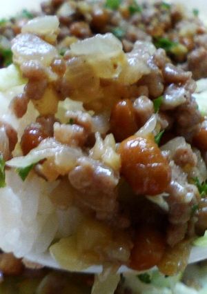 納豆タコライス？-レシピのメイン写真