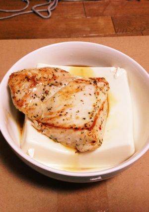 豆腐のチキンソテー乗せ-レシピのメイン写真