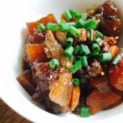รูปของ 合言葉は3＊炊飯器でとろとろ牛すじ煮込み