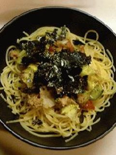 ツナとトマトの冷たいパスタ-レシピのメイン写真