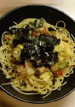 ツナとトマトの冷たいパスタ-レシピのメイン写真