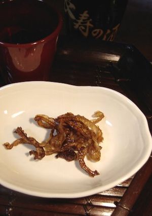 帆立のヒモするめ☆大葉にんにく醤油で-レシピのメイン写真